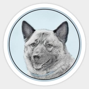 Norwegian Elkhound Sticker